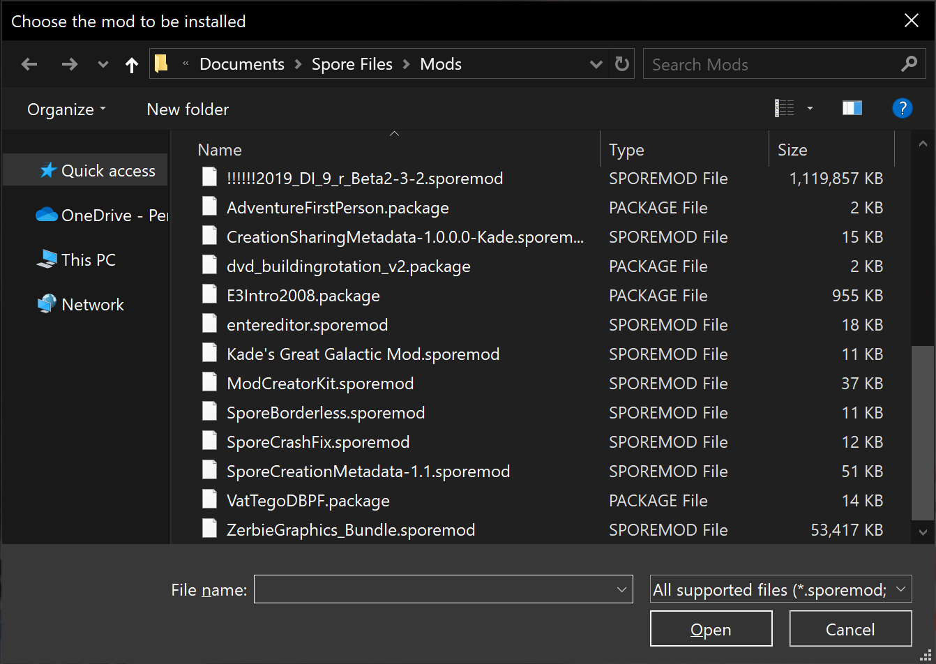 Screenshot of Easy Installer
