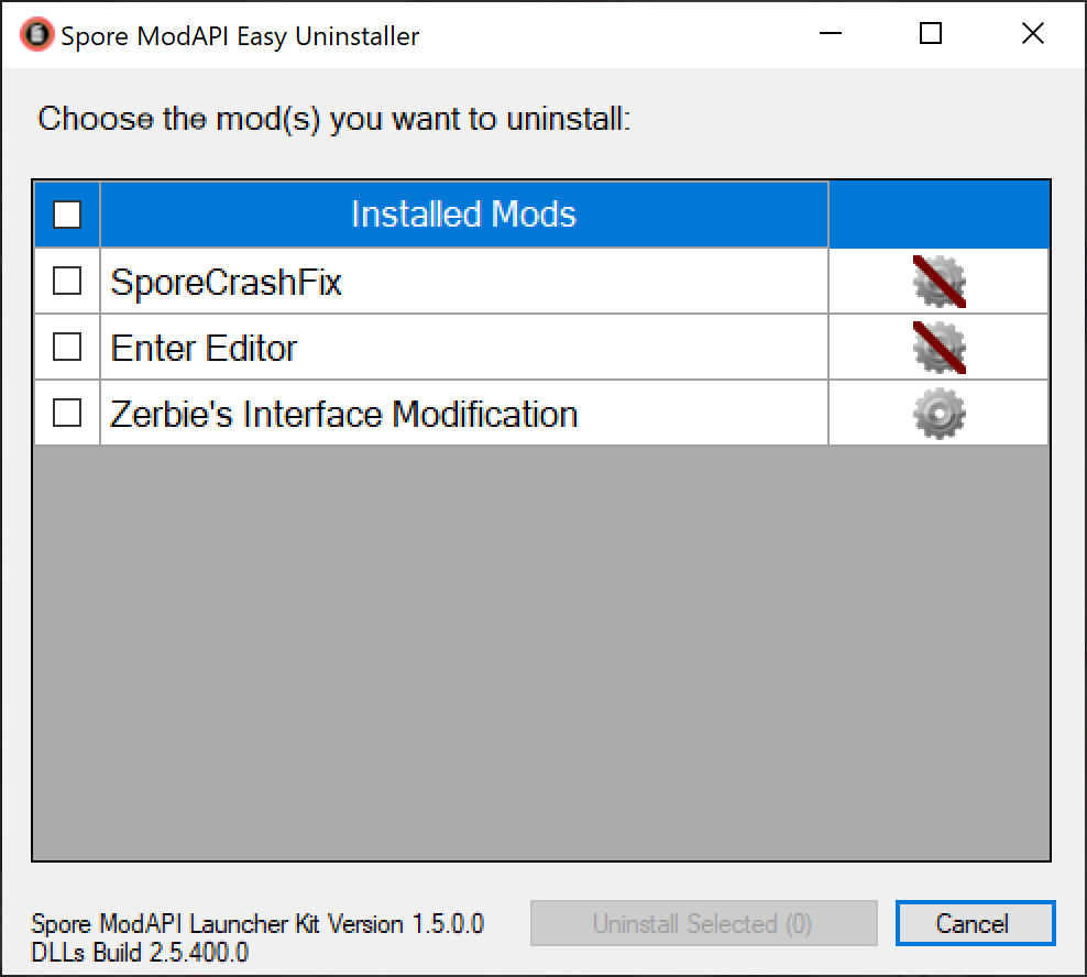Screenshot of Easy Uninstaller